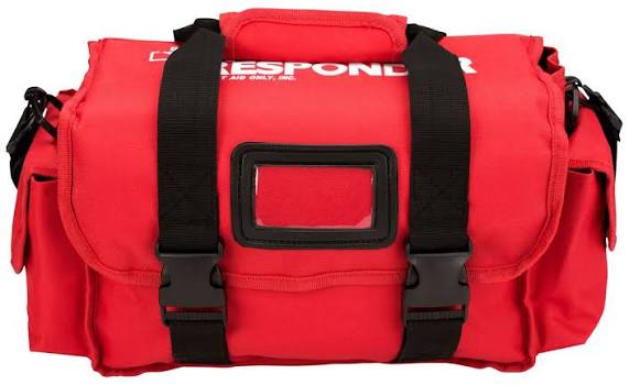 FAO First Responder Kit - 158 piece, Red Cordura Bag w/Handle & Shoulder Strap