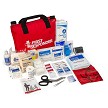 FAO First Responder Kit - 120 piece, Red Cordura Bag w/Handle & Shoulder Strap