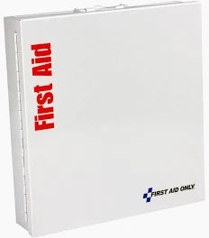 Smart Compliance ANSI A+ Kit w/Medications in Large Metal Cabinet by First Aid Only