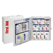 Smart Compliance Food Service ANSI A+ Kit w/o Medications in Large Metal Cabinet by First Aid Only