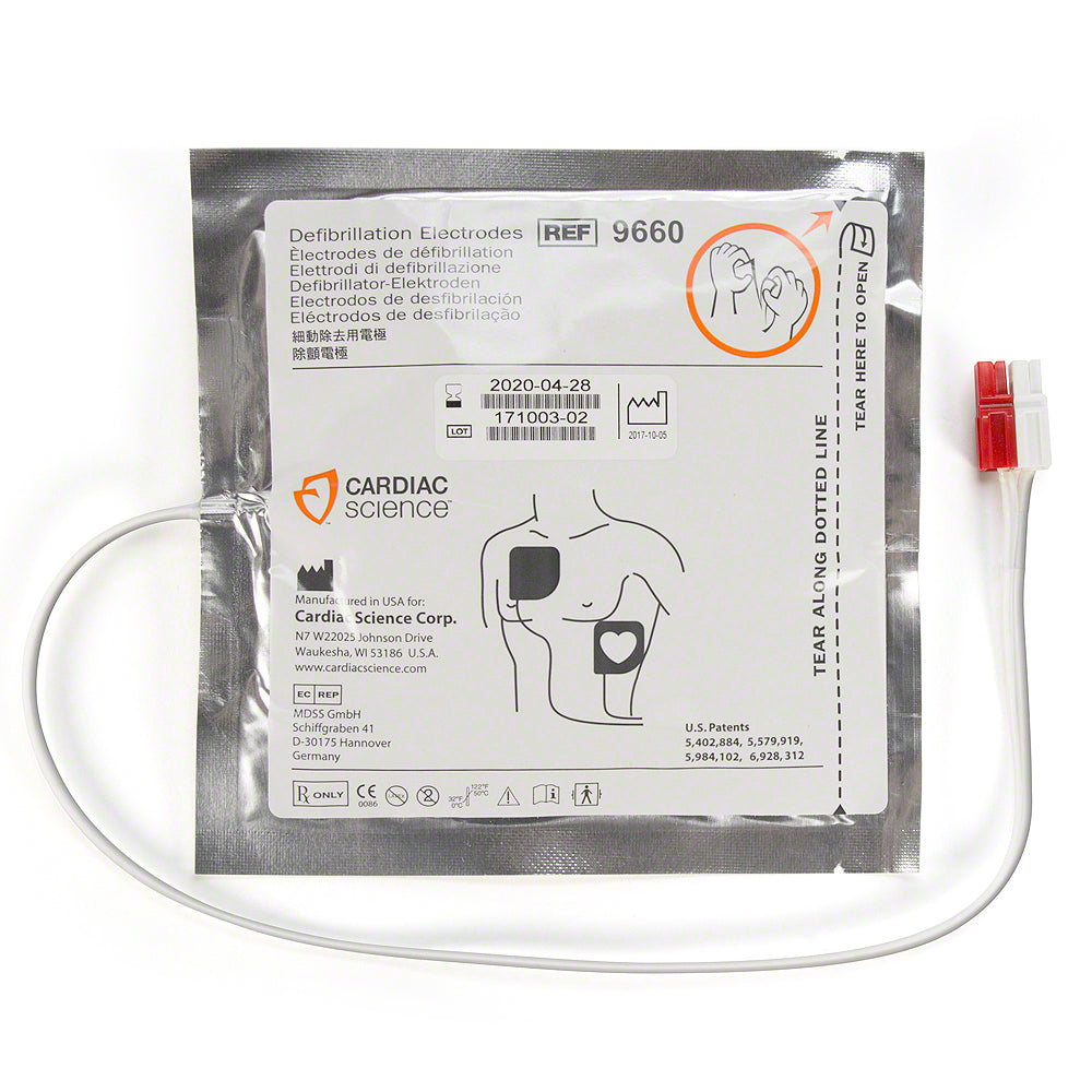 Cardiac Science Adult AED Electrode Pads (G3)