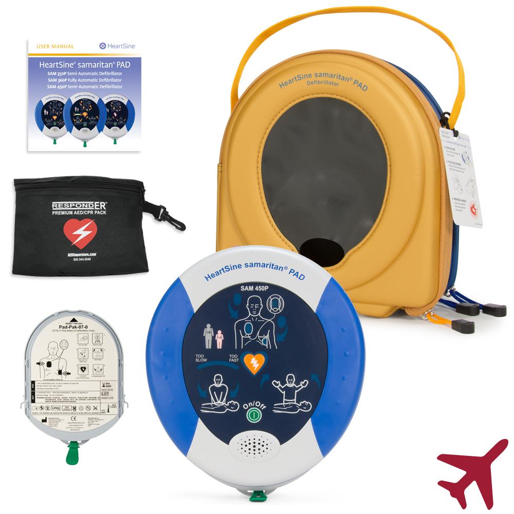 HeartSine Samaritan 450P Aviation AED Package