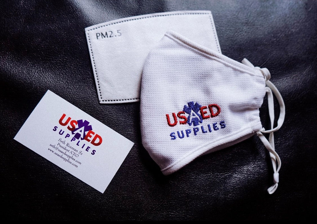 US AED Supplies Embroider face mask
